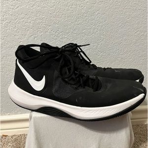 Men’s 8.5 black Nike Air Precision 2s. Worn for one season.